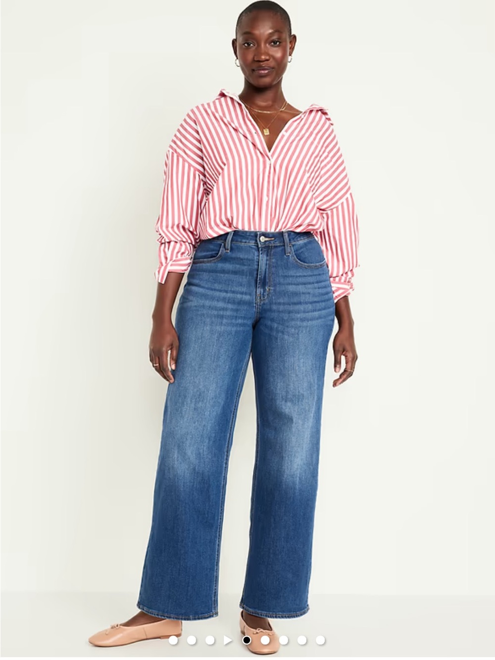 OLD NAVY WOW Wide Leg High Rise Jeans, Size 16